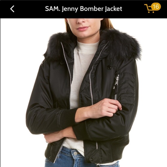 sam jenny bomber jacket